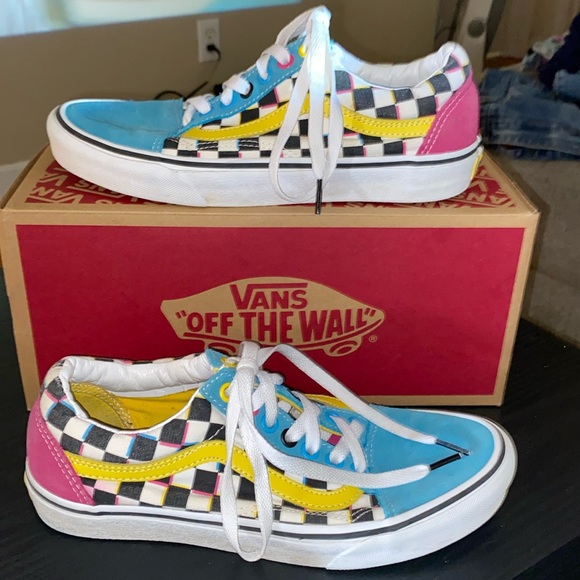 Vans Old Skool Crazy Checks Multi - Picture 2 of 8
